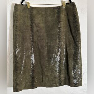 Olive Green Women's Skirt
